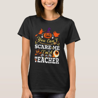 Het kan me niet schelen dat ik leraar Halloween-on T-shirt
