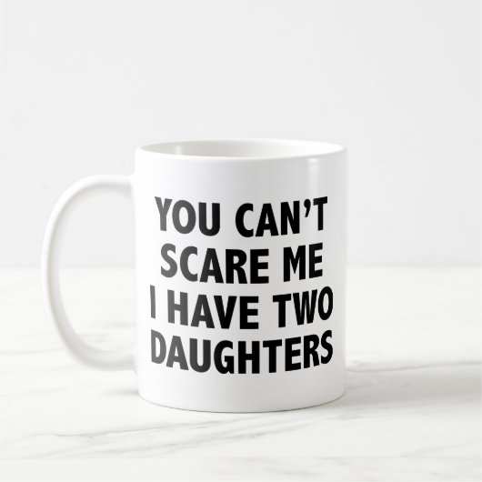 Het kan me niet schelen dat ik twee Daughters Coff Koffiemok (Links)