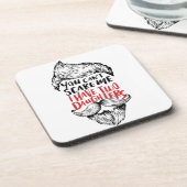 Het kan me niet schelen dat ik twee dochters heb. bier onderzetter (Linkerzijde)