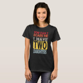 Het kan me niet schelen dat ik twee vaders vaders  t-shirt (Voorkant volledig)