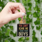 Het kan me niet schelen dat ik vier jongens heb. sleutelhanger (Hand)