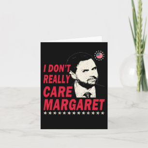 Het kan me niet schelen Margaret Funny 1 Kaart