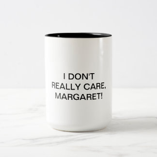 Het kan me niet schelen, Margaret Tweekleurige Koffiemok