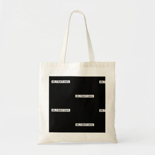 Het kan me niet schelen sarcastisch bericht geen z tote bag