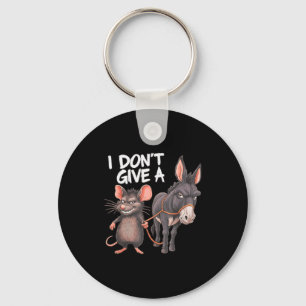Het Kan Me Niets Schelen Een Rat Muis Ezel Grappig Sleutelhanger