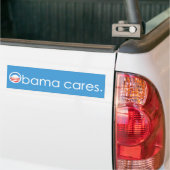 Het kan Obama schelen, punt. Bumpersticker (Op Truck)