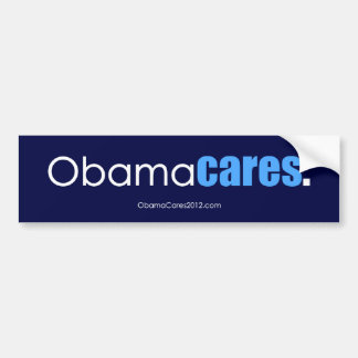 Het kan Obama schelen, punt. Bumpersticker