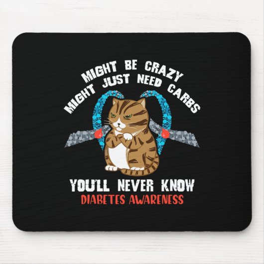 Het kan zijn dat je gewoon koolhydraten nodig hebt muismat (Voorkant)