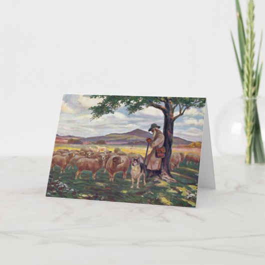 Het kantelen van de schapen kaart (Voorkant)