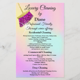 Het Kantoor van het Huis van de schoonmaakdienst h Flyer