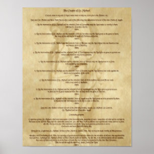 Het kapet van Sint-Michael Poster