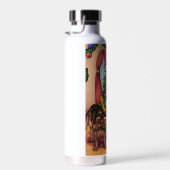 Het kappen van de kerstboom waterfles (Rechts)