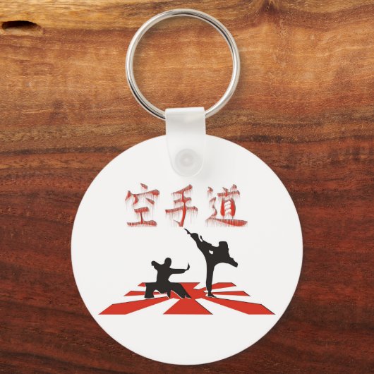 Het Karate-perspectief Sleutelhanger (Voorkant)