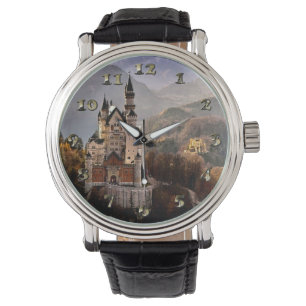 Het Kasteel Duitsland van Neuschwanstein Horloge