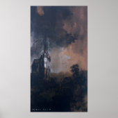 Het kasteel in de maan poster (Voorkant)