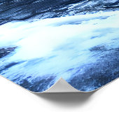 Het kasteel in de wintersneeuw | AI Art Poster (Hoek)