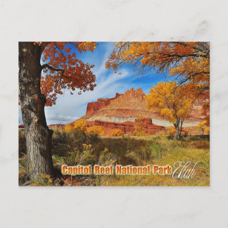 Het kasteel in het nationaal park Capitol Reef, Ut Briefkaart