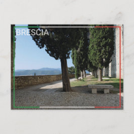 Het kasteel van Brescia - Italië Briefkaart