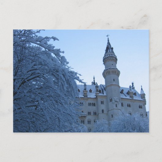 Het Kasteel van Neuschwanstein, Duitsland Briefkaart (Voorkant)