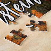 Het kasteel van Neuschwanstein in het najaar Legpuzzel (Zijkant)