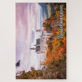 Het kasteel van Neuschwanstein in het najaar Legpuzzel (Verticaal)