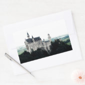 Het kasteel van Neuschwanstein Rechthoekige Sticker (Envelop)