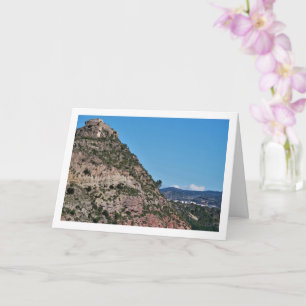 Het kasteel van Old Domeño, Valencia, Spanje Kaart