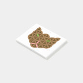 het kat van levensgesuikerde dieren . Middelgroot  Post-it® Notes (Schuin)