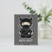 Het Kat van Ninja! Briefkaart (Staand voorkant)