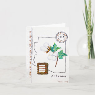 Het Katoen van Arizona Kaart