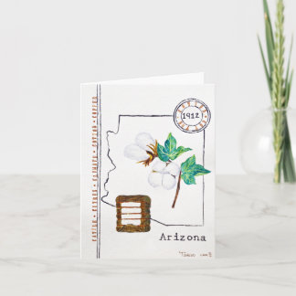 Het Katoen van Arizona Kaart