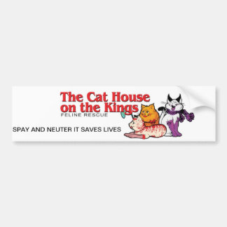 Het kattenhuis op de Bumpersticker Kings