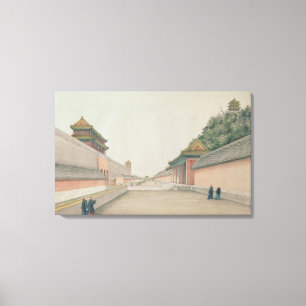 Het keiharde paleis in Peking Canvas Afdruk