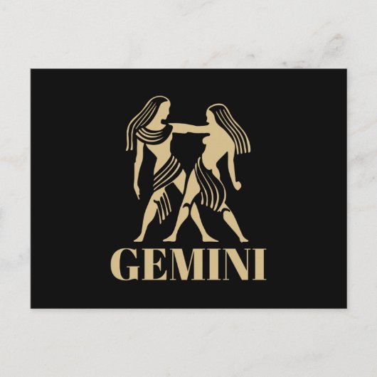 Het Keltische Astrology Horoscope Gemini-teken Briefkaart (Voorkant)