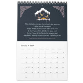 Het Keltische wiel van de kalender 2017 (Jan 2027)