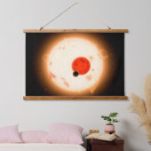 Het Kepler-16 systeem. Hangend Wandkleed (Slaapkamer)