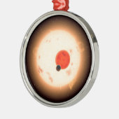 Het Kepler-16 systeem. Metalen Ornament (Links)