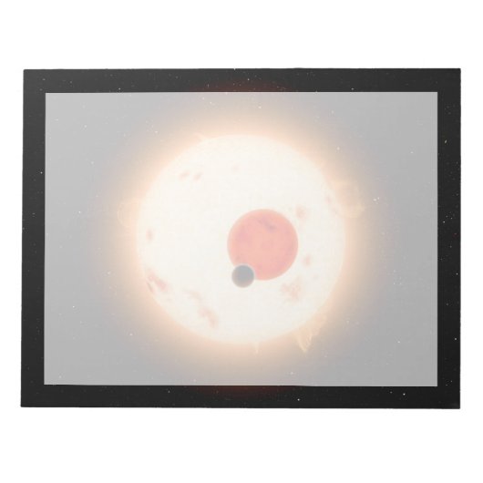 Het Kepler-16 systeem. Notitieblok (Voorkant)