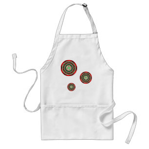 Het Kerst Apron met Kleuren Standaard Schort