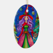 Het Kerst Heks 3 Design Vakantie Ornament (Rechts)