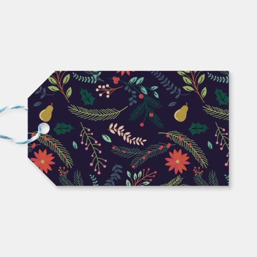 Het kerstcadeautje label cadeaulabel (Achterkant Horizontaal)