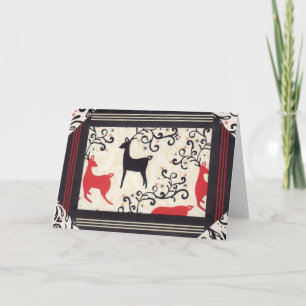 Het kerstfeest feestdagen kaart