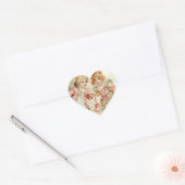 Het Kerstfeest - Francis Brundage Hart Sticker (Envelop)