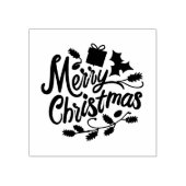 het kerstfeest 	rubberstempel (Afrduk)