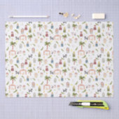 Het kerstvakantiewrapppapier van de Nativity Tissuepapier (Craft)