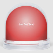 Het kerstvarken sneeuwbol (Achterkant)