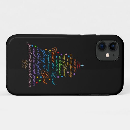 Het kerstverhaal Case-Mate iPhone case (Achterkant (horizontaal))