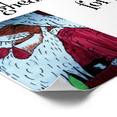 HET KERSTVISITEGEDICHT POSTER (Hoek)