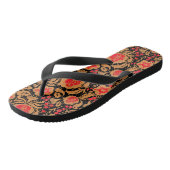 Het Khokhloma Kulture Pattern Teenslippers (Schuin)