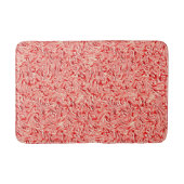 Het kijken als zalmtinten getextureerd van muur badmat (Voorkant)